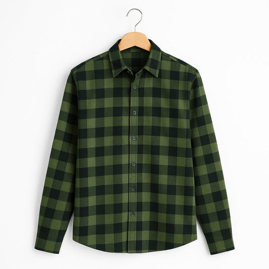 Camisa Hombre Clásica Lumber Algodón Premium