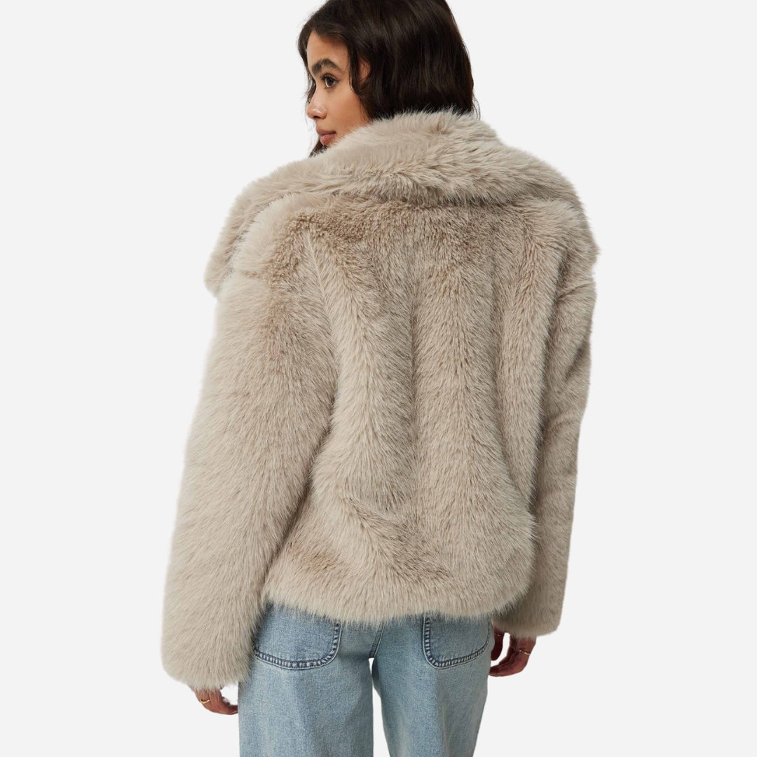 Chaqueta de Pelo Vegano Juliette para Invierno