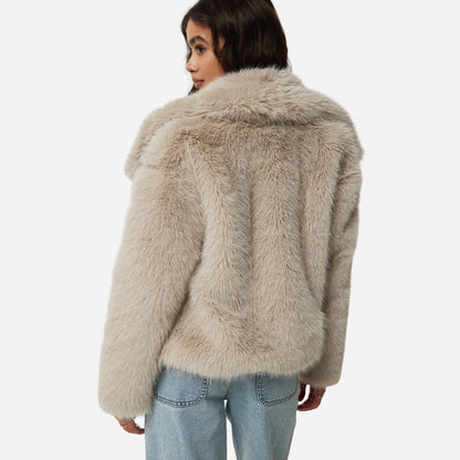 Chaqueta de Pelo Vegano Juliette para Invierno