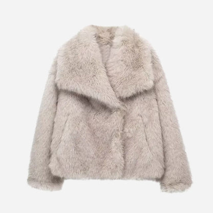 Chaqueta de Pelo Vegano Juliette para Invierno