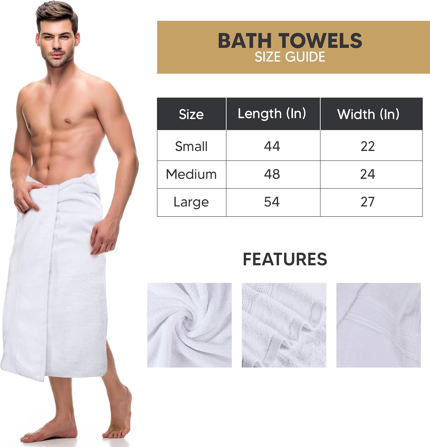 Toallas Utopia -  Juego de 10 Toallas de Baño Premium