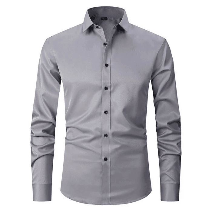 Camisa Antiarrugas Hombre – Estilo Slim y Moderno