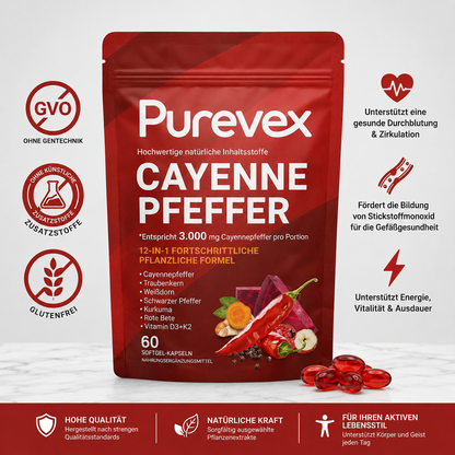 Purevex Cayennepfeffer-Kapseln